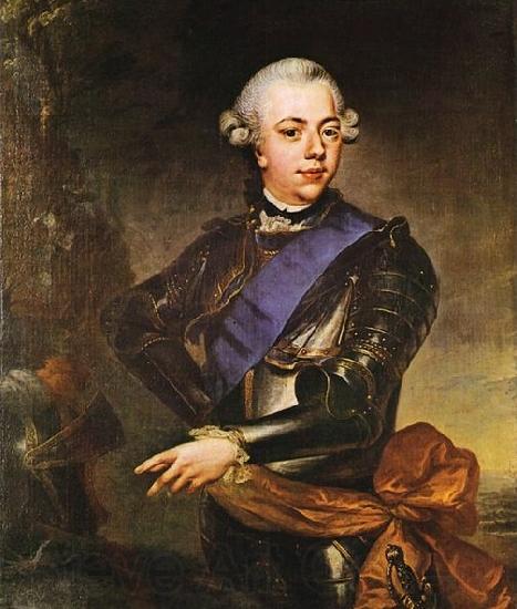 Johann Georg Ziesenis State Portrait of Prince William V of Orange Spain oil painting art